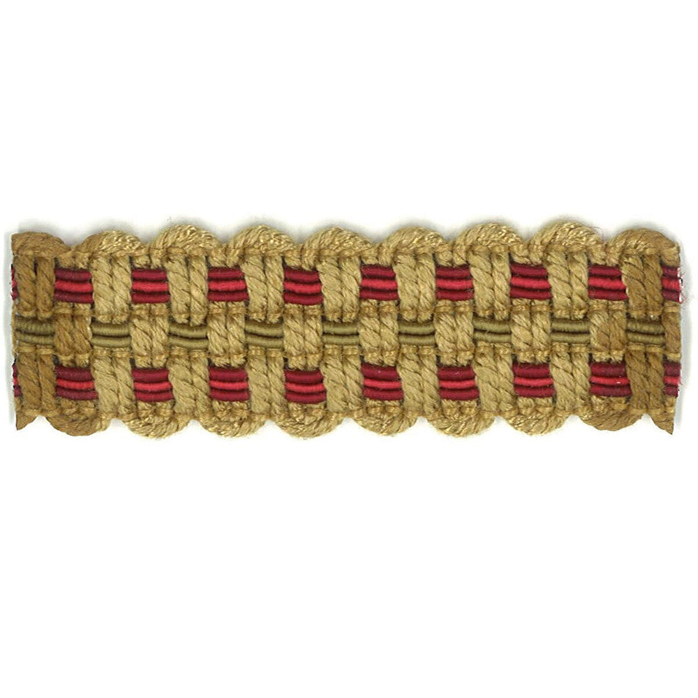 Adapt 40 Cardinal by Stout Trim ART OF DESIGN TRIM-2 TAPES 100%SVI CHINA Horizontal: 0 and Vertical: 0 0.88 in - Fabric Carolina -