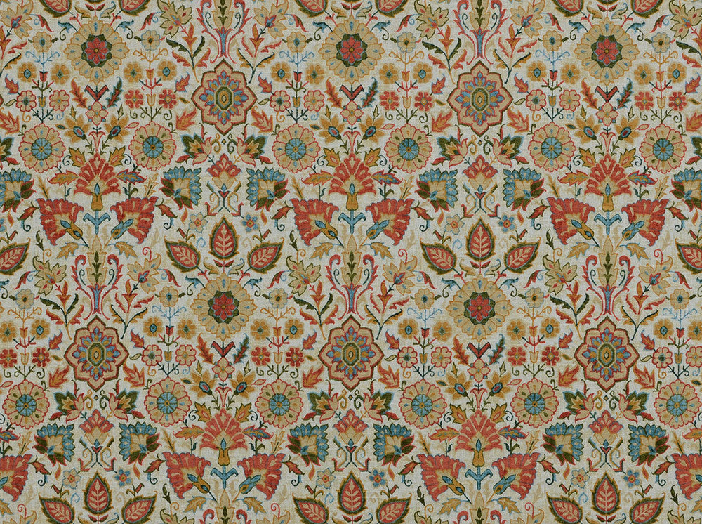Adelle Multi 11 by Covington Fabric our website for purchase 55% Linen/45% Viscose Korea 12000 Horizontal: 27" and Vertical: 27" 55" - Fabric Carolina -