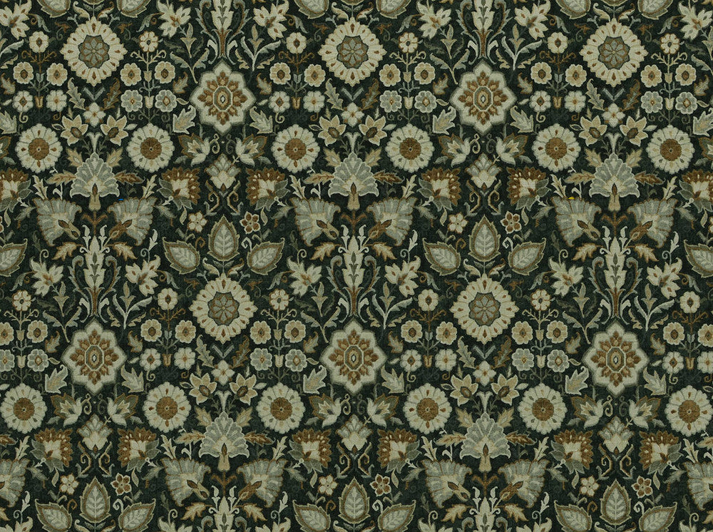 Adelle Noir 947 by Covington Fabric our website for purchase 55% Linen/45% Viscose Korea 12000 Horizontal: 27" and Vertical: 27" 55" - Fabric Carolina -