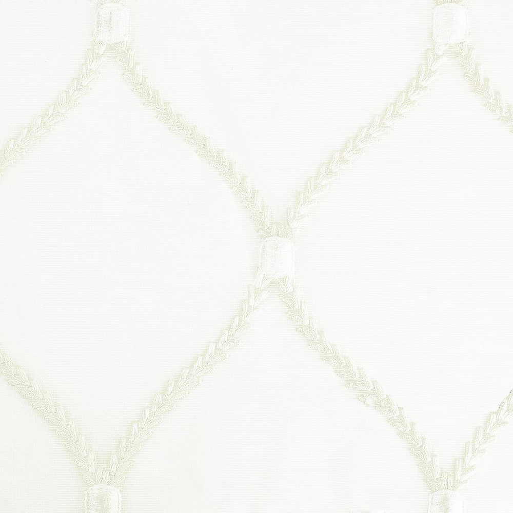 Adjacent 1 Porcelain by Stout Designer Fabric COLOR MY WINDOW FROST/ALABASTER 60%POL 40%COT %VEMB INDIA FLAME RETARDANT-U.F.A.C. CLASS 1 </p><p>Repeat: 6.25 52 in - Swanky Fabrics -