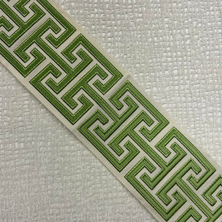 Adler Tape Kiwi by Magnolia Designer Trim - 46Fibranne/54Rayon China Horizontal: and Vertical: 3.9 - Swanky Fabrics -