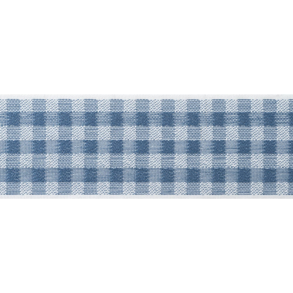 June Tape French Blue AE12305 by Thibaut Trim Thibaut Trim June Tape French Blue AE12305Trim SOLEIL 100% Cotton U.S.A </p><p>Repeat: H: , V: 3 in  (7.62 cm) - Fabric Carolina -
