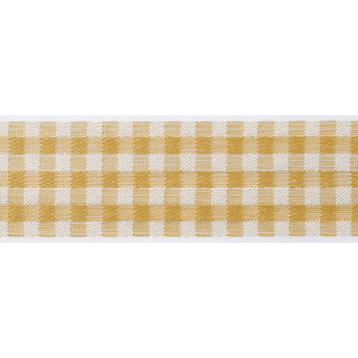 June Tape Soft Gold AE12307 by Thibaut Trim Thibaut Trim June Tape Soft Gold AE12307Trim ISLANDER 100% Cotton U.S.A </p><p>Repeat: H: , V: 3 in  (7.62 cm) - Fabric Carolina -