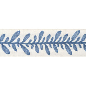 Calathea Tape French Blue AE12326 By Thibaut Trim