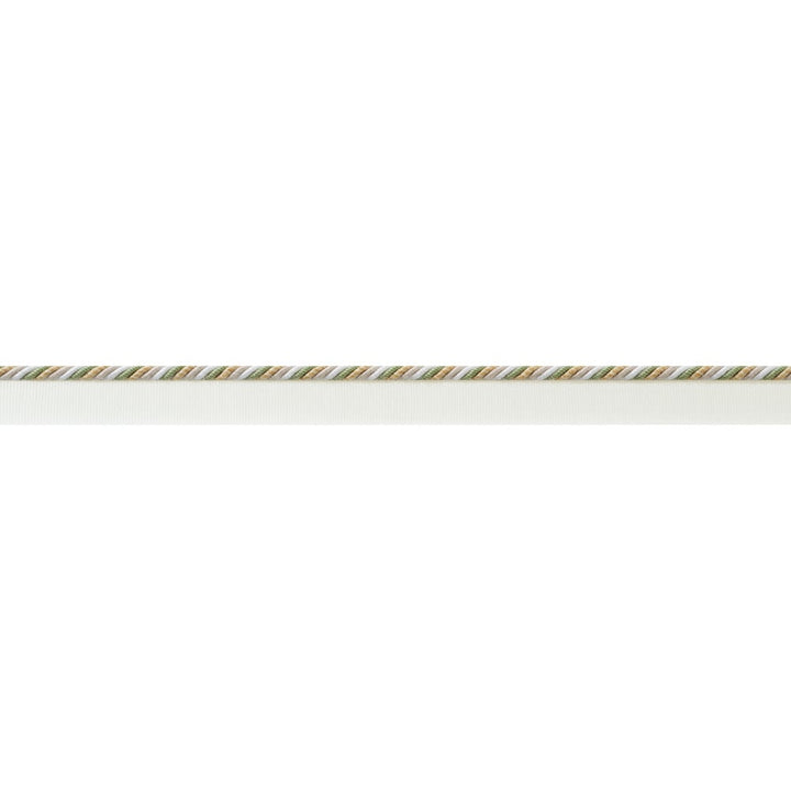 Maren Cord Willow and Soft Gold AE12346 by Thibaut Trim Thibaut Trim Maren Cord Willow and Soft Gold AE12346Trim ISLANDER 73% Polyester, 27% Cotton U.S.A </p><p>Repeat: H: , V: 0.62 in  (1.57 cm) - Fabric Carolina -