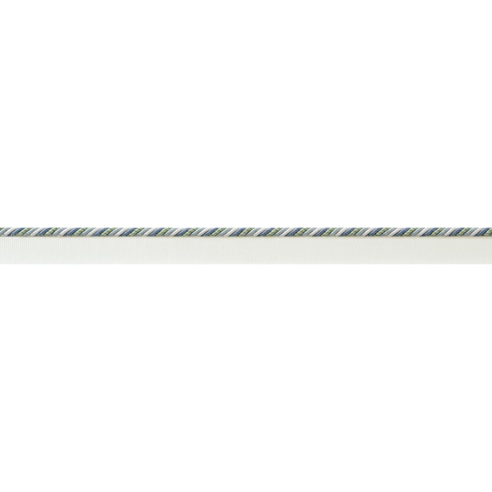 Maren Cord Mallard and Sage AE12351 by Thibaut Trim Thibaut Trim Maren Cord Mallard and Sage AE12351Trim ISLANDER 73% Polyester, 27% Cotton U.S.A </p><p>Repeat: H: , V: 0.62 in  (1.57 cm) - Fabric Carolina -