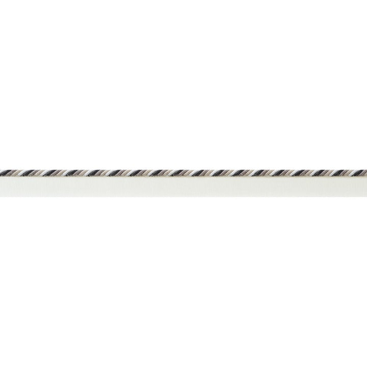 Maren Cord Ebony and Stone AE12353 by Thibaut Trim Thibaut Trim Maren Cord Ebony and Stone AE12353Trim ISLANDER 73% Polyester, 27% Cotton U.S.A </p><p>Repeat: H: , V: 0.62 in  (1.57 cm) - Fabric Carolina -