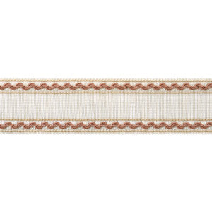 Gabrielle Tape Paprika and Soft Gold AE12364 by Thibaut Trim