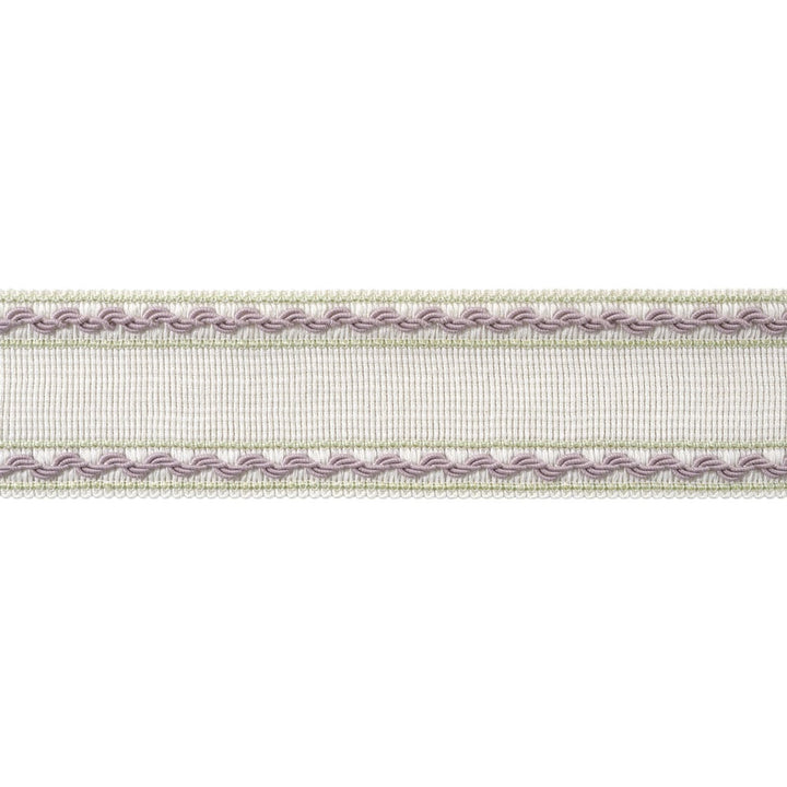 Gabrielle Tape Lilac and Willow AE12366 by Thibaut Trim Thibaut Trim Gabrielle Tape Lilac and Willow AE12366Trim ISLANDER 96% Polyester, 4% Cotton U.S.A </p><p>Repeat: H: , V: 2.25 in  (5.71 cm) - Fabric Carolina -