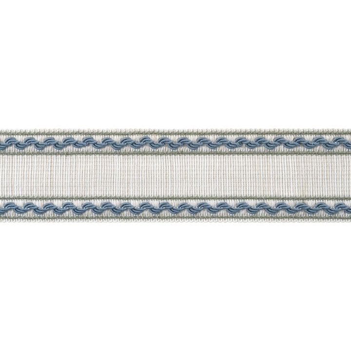 Gabrielle Tape Mallard and Sage AE12368 by Thibaut Trim Thibaut Trim Gabrielle Tape Mallard and Sage AE12368Trim ISLANDER 96% Polyester, 4% Cotton U.S.A </p><p>Repeat: H: , V: 2.25 in  (5.71 cm) - Fabric Carolina -