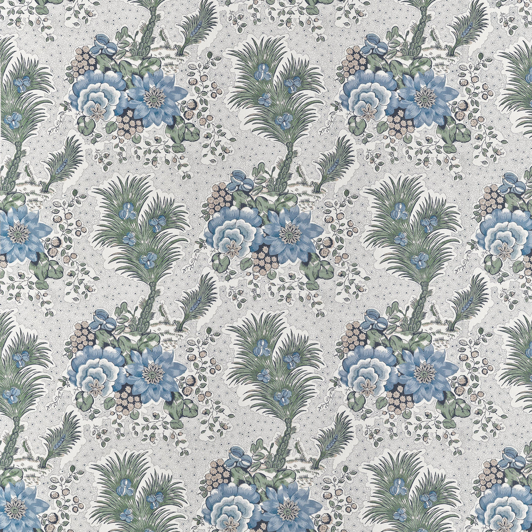DREXEL HILL - Blue and Green by Anna French Fabric