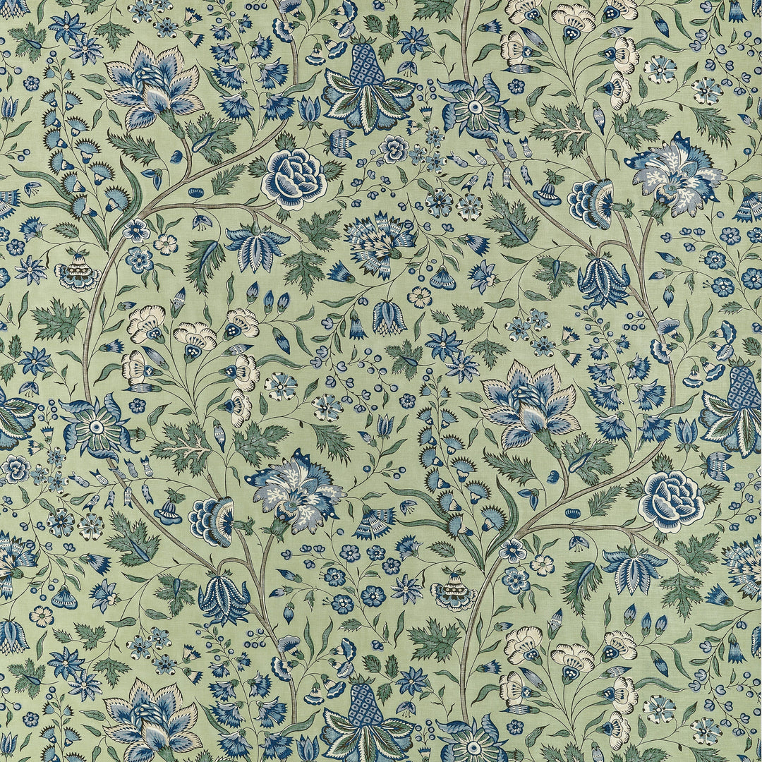 FRANCOIS - Green and Blue By Anna French Fabric