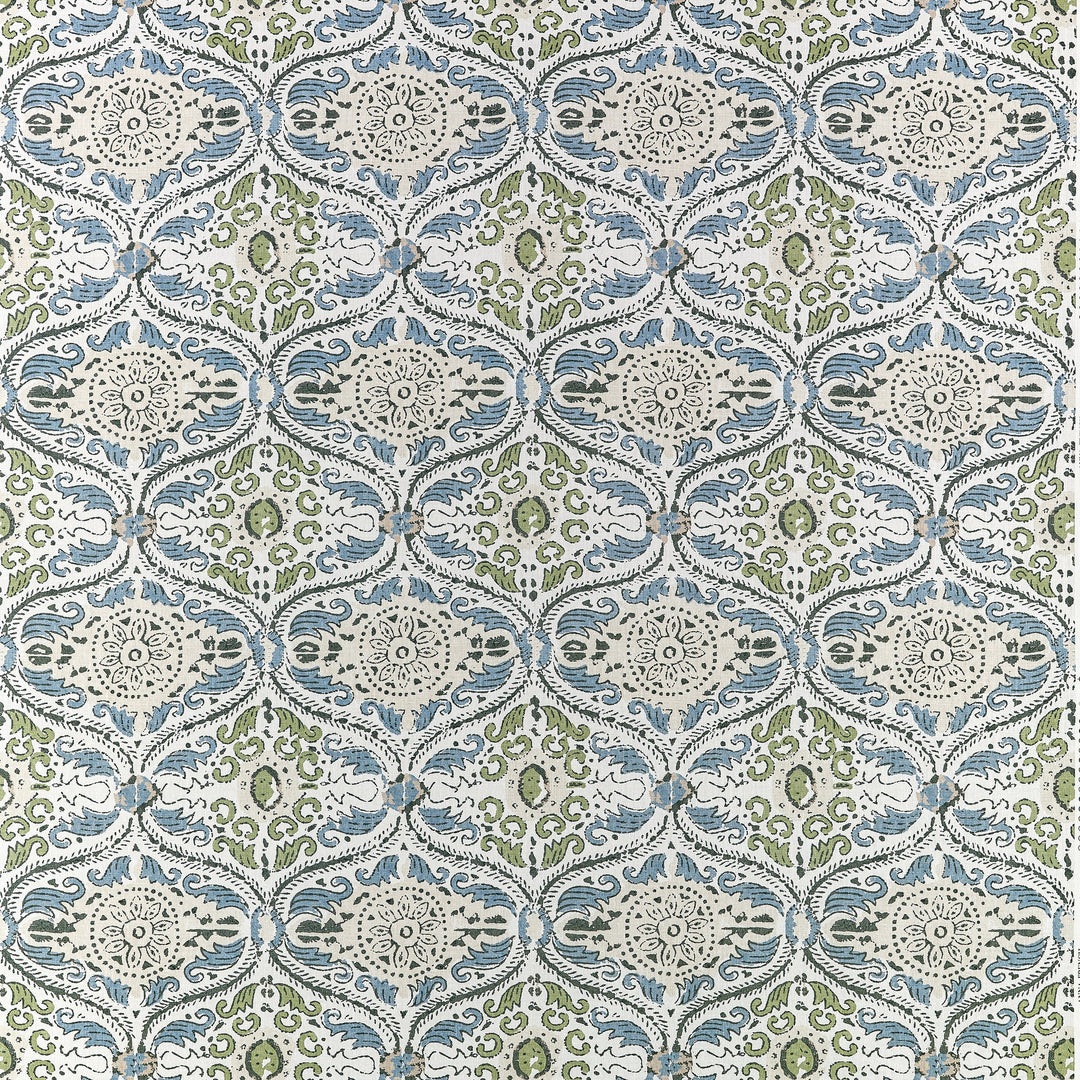 CECILIA - Blue and Green by Anna French Fabric