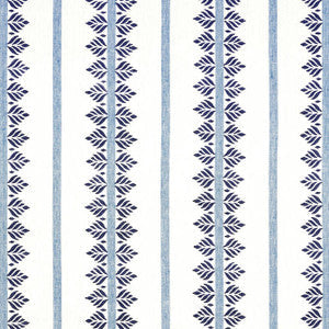 Fern Stripe Navy AF15101 by Anna French Fabric