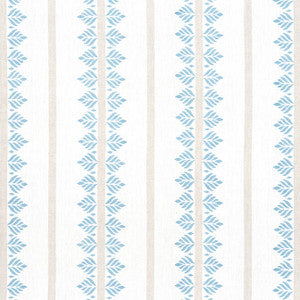 Fern Stripe Spa Blue AF15103 by Anna French Fabric
