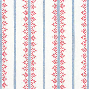 Fern Stripe Red and Blue AF15105 by Anna French Fabric