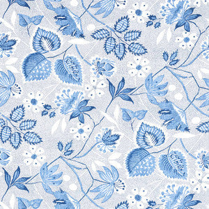 Indienne Hazel Blue AF15116 by Anna French Fabric