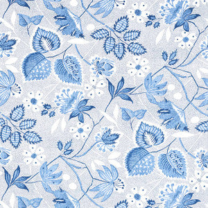 Indienne Hazel Blue AF15116 by Anna French Fabric