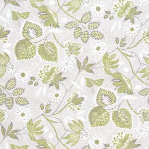 Indienne Hazel Green and Beige AF15118 by Anna French Fabric