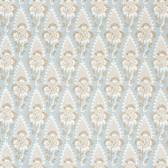 Cornwall Spa Blue AF15123 by Anna French Fabric Anna French Fabric Cornwall Spa Blue AF15123Fabric Antilles Fabric Book 100% Linen UNITED KINGDOM </p><p>Repeat: V: 8.5 54 - Fabric Carolina -