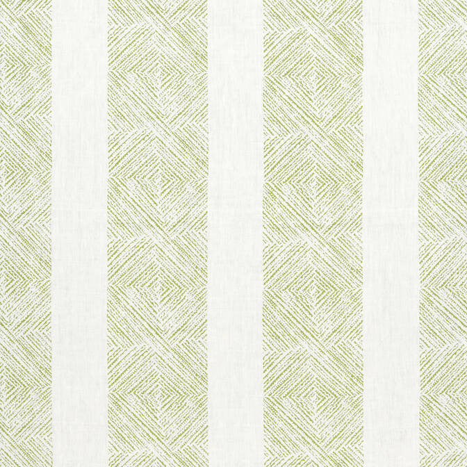 Clipperton Stripe Green AF15125 by Anna French Fabric Anna French Fabric Clipperton Stripe Green AF15125Fabric Antilles Fabric Book 100% Linen INDIA </p><p>Repeat: V: 6 54 - Fabric Carolina -