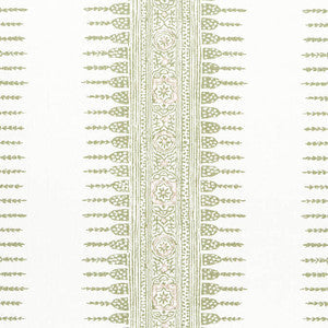 Javanese Stripe Green and White AF15136 By Anna French Fabric