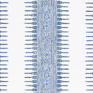 Javanese Stripe Navy and White AF15137 by Anna French Fabric