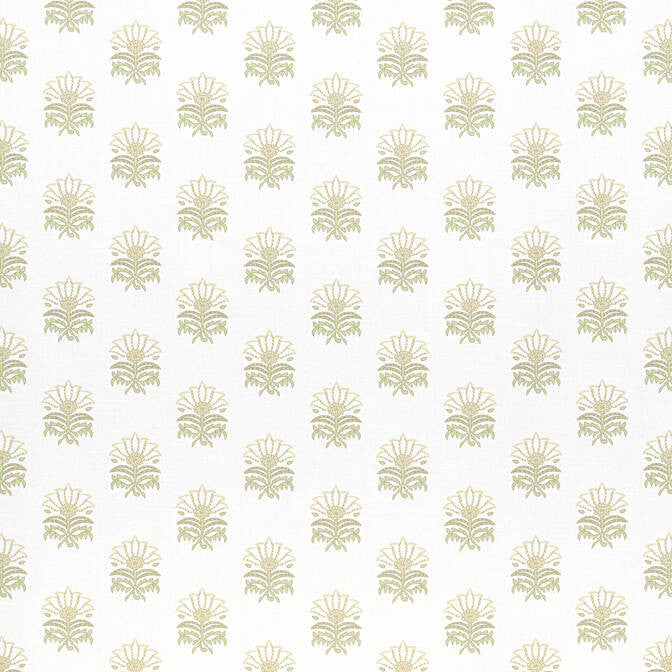 Milford Beige and Green AF15158 by Anna French Fabric Anna French Fabric Milford Beige and Green AF15158Fabric Antilles Fabric Book 97% Cotton, 3% Linen UNITED STATES </p><p>Repeat: V: 4 54 - Fabric Carolina -