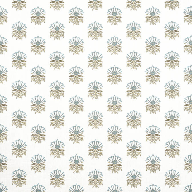Milford Spa Blue AF15159 by Anna French Fabric Anna French Fabric Milford Spa Blue AF15159Fabric Antilles Fabric Book 97% Cotton, 3% Linen UNITED STATES </p><p>Repeat: V: 4 54 - Fabric Carolina -