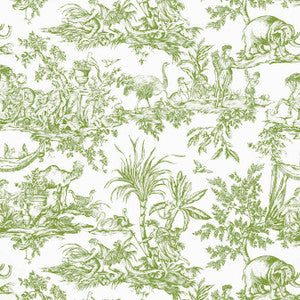 Antilles Toile Green AF15172 by Anna French Fabric