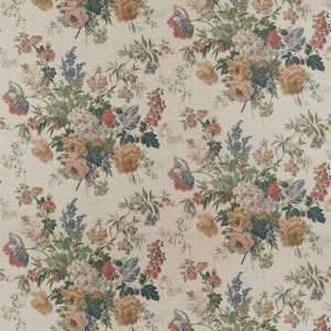 Garden Club Apricot and Slate AF16133 by Thibaut Fabric