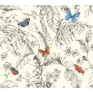Papillon Primary Wallpaper by York Wallcoverings