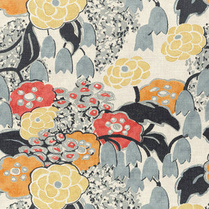 Laura Coral and Black AF23103 by Anna French Fabric