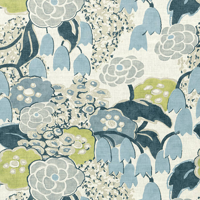 Laura Citrus and Blue AF23104 by Anna French Fabric Anna French Fabric Laura Citrus and Blue AF23104Fabric Willow Tree Fabric Book 60% Linen, 30% Cot, 10% Nylon SCOTLAND </p><p>Repeat: V: 24.5 54 - Fabric Carolina -