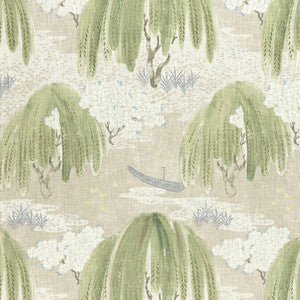 Willow Tree Beige AF23106 by Anna French Fabric