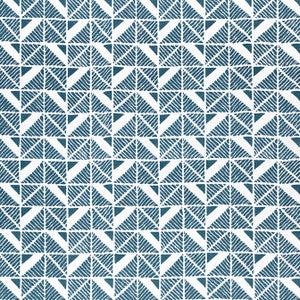 Bloomsbury Square Blue AF23118 by Anna French Fabric
