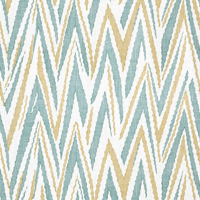 Highland Peak Turquoise AF23141 by Anna French Fabric Anna French Fabric Highland Peak Turquoise AF23141Fabric Willow Tree Fabric Book 51% Linen, 49% Viscose UNITED STATES </p><p>Repeat: V: 19 54 - Fabric Carolina -