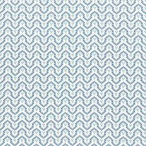 Wynford Navy on White AF23146 By Anna French Fabric