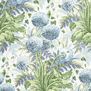Dahlia Sky on White AF24535 by Anna French Fabric
