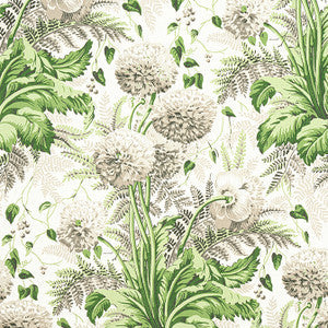 Dahlia Spring on White AF24538 By Anna French Fabric