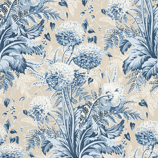 Dahlia Navy on Linen AF24540 by Anna French Fabric Anna French Fabric Dahlia Navy on Linen AF24540Fabric Devon Fabric Book 60% Linen, 30% Cot, 10% Nylon UNITED KINGDOM </p><p>Repeat: V: 34.5 54 - Fabric Carolina -