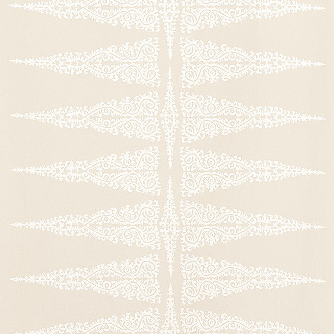 Ellery Stripe White on Beige AF24541 by Anna French Fabric Anna French Fabric Ellery Stripe White on Beige AF24541Fabric Devon Fabric Book 55% Linen, 45% Cotton INDIA </p><p>Repeat: V: 8.75 54 - Fabric Carolina -