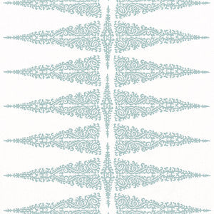 Ellery Stripe Robin's Egg on White AF24544 By Anna French Fabric