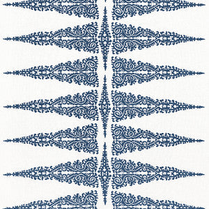 Ellery Stripe Navy on White AF24547 by Anna French Fabric