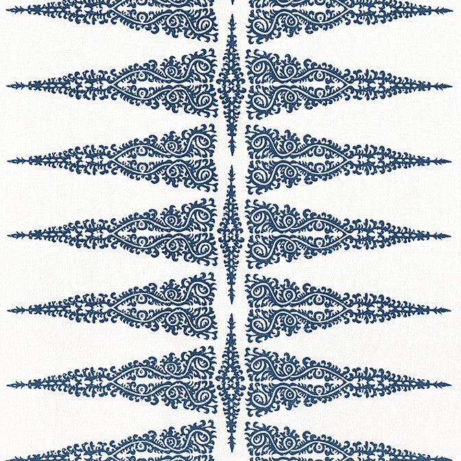 Ellery Stripe Navy on White AF24547 by Anna French Fabric Anna French Fabric Ellery Stripe Navy on White AF24547Fabric Devon Fabric Book 55% Linen, 45% Cotton INDIA </p><p>Repeat: V: 8.75 54 - Fabric Carolina -