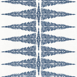 Ellery Stripe Navy on White AF24547 by Anna French Fabric