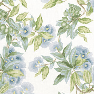Camellia Garden Sky AF24549 by Anna French Fabric