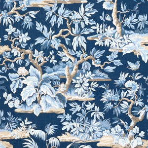 Elwood Navy AF24563 by Anna French Fabric