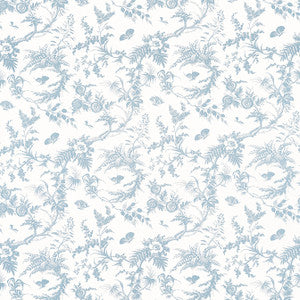 Newlands Toile Soft Blue AF57834 by Anna French Fabric