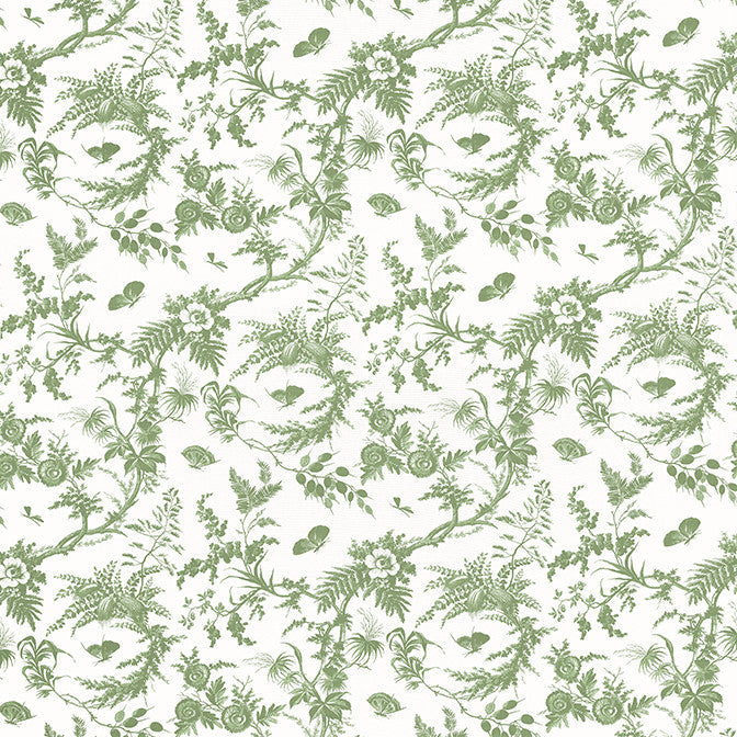 Newlands Toile Green AF57836 by Anna French Fabric Anna French Fabric Newlands Toile Green AF57836Fabric Bristol Fabric Book 100% Cotton UNITED KINGDOM </p><p>Repeat: V: 35.5 54 - Fabric Carolina -